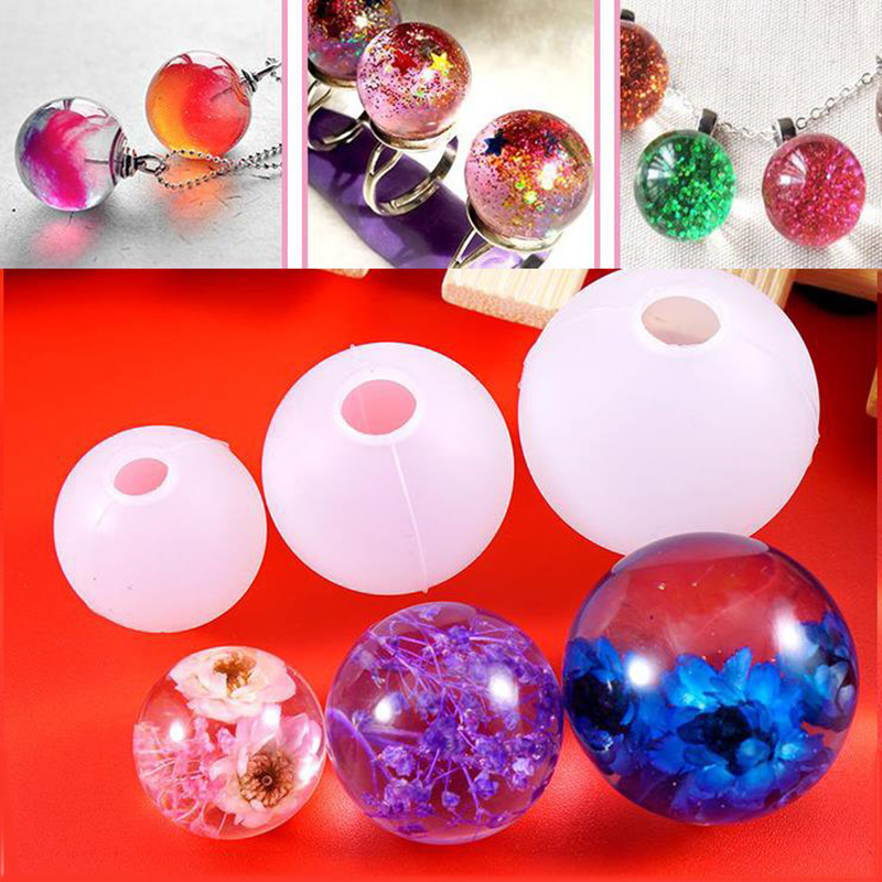 Mini Cosmic ball moulds for UV resin DIY jewelry making