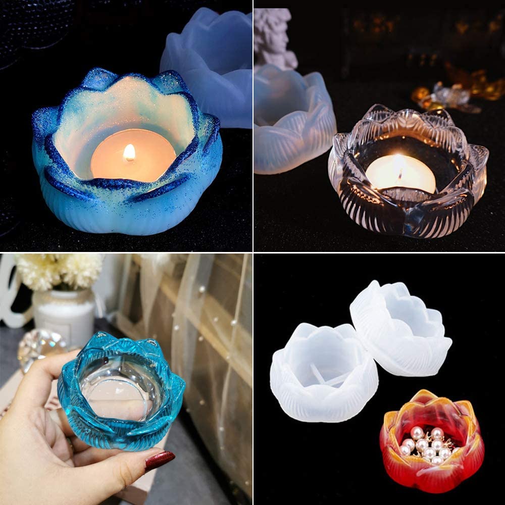 New Transparent Silicone Mould Dried Flower Resin Decorative Craft DIY  Storage Pen holder Mold epoxy resin molds for jewelry