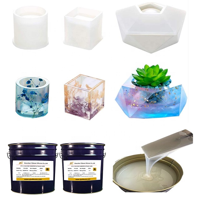 Free sample platinum cure silicone rubber for resin crafts casting 