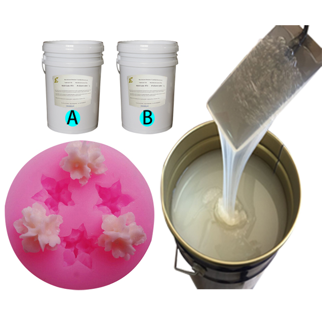 Food grade liquid silicone rubber for making Rose Flower Shape Cake Mold DIY Chocolate Bakeware 