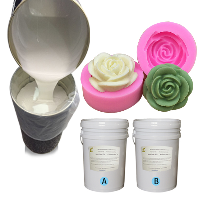 Food grade liquid silicone rubber for making Rose Flower Shape Cake Mold DIY Chocolate Bakeware 