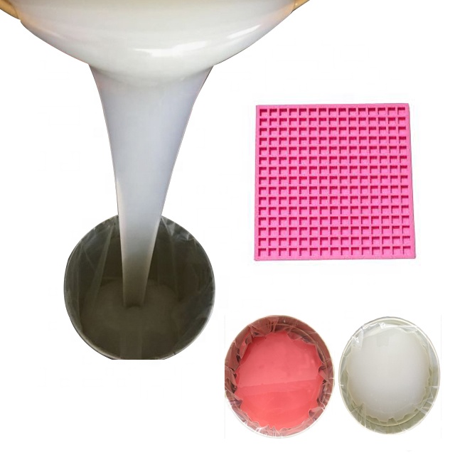 Excellent chemical resistance rtv-2 platinum cure liquid silicone rubber for chocolate cake candy molds making 