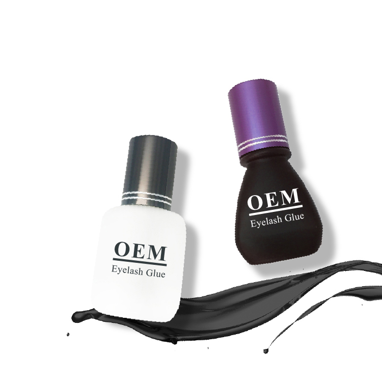 OEM Eyelash Glue Manufacturer Eyelash Extension Glue Fast Dry Time 0.5-1 Second/Retention up to 8 Weeks/Maximum Bonding Power for Semi-Permanent Extensions 