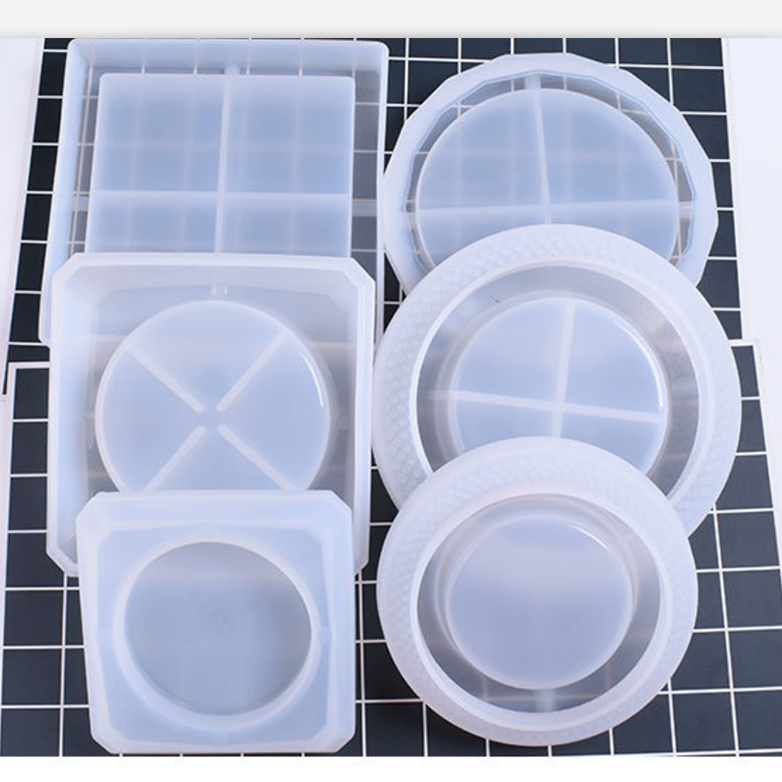 High Mirror Ashtray Resin Silicon Mold for Jewelry Making Epoxy Resin Mold