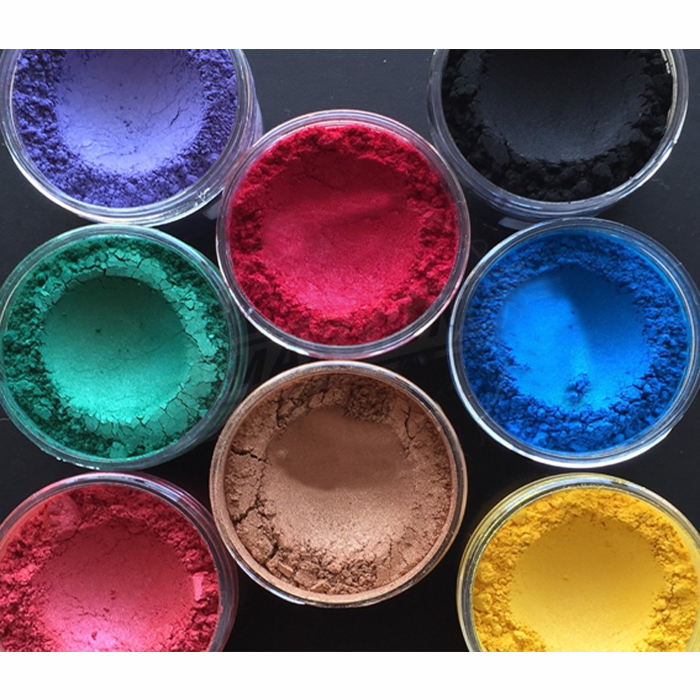 OEM Mica Powder Pigment 58 Colors Non-Toxic Safe Natural Epoxy Resin Dye Pigment Powder for DIY Slime Coloring and Soap Dye Making 