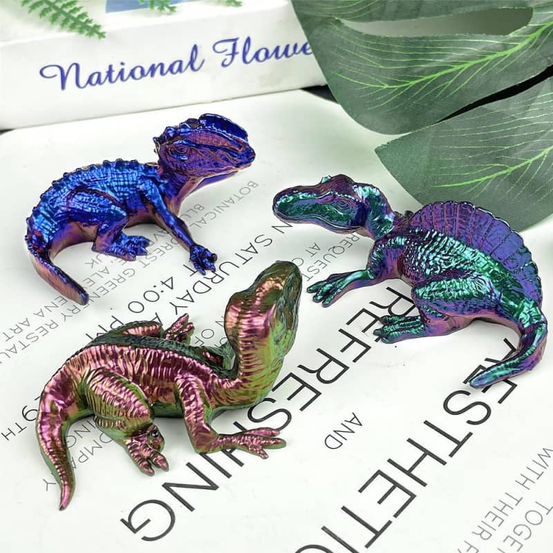 6 Shapes 3D Dinosaur Silicone Molds, Dino Baby Resin Mold, Cute Animal Dinosaur Mold for Resin Plaster Clay Casting