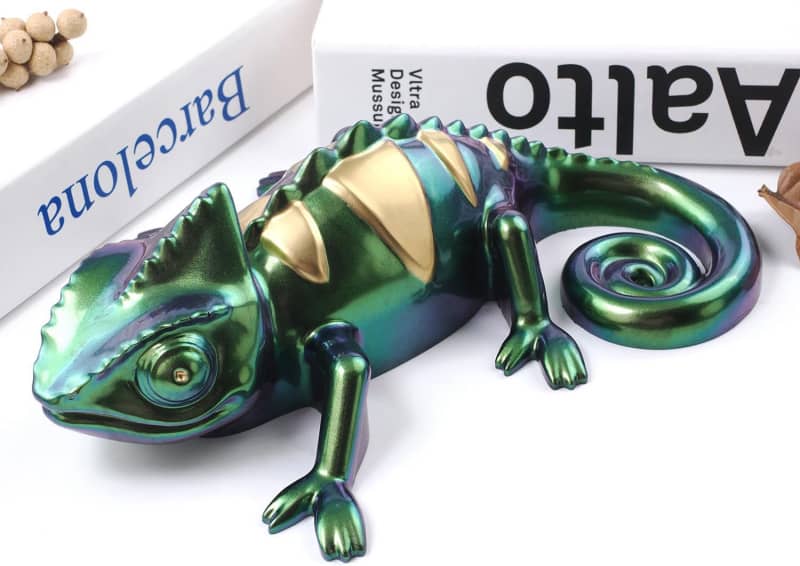 Large Chameleon Resin Molds Silicone 3D Animal Epoxy Resin molds Lifelike Deep Lizard Silicone Molds for Resin Crafts DIY Art Home Decor & Gifts