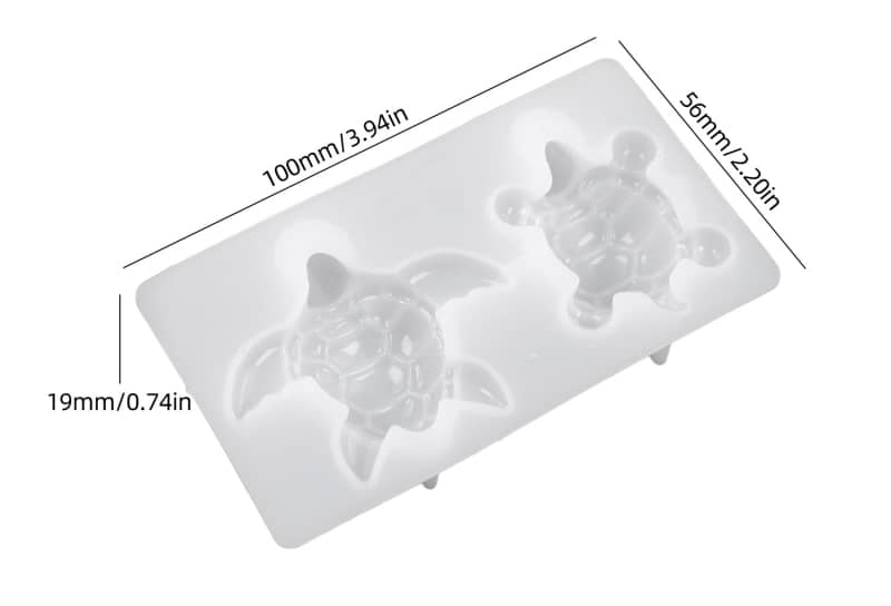 Shell Starfish Gypsum Candle Resin Casting Molds, Cute Sea Turtle Shape Epoxy Mold for DIY Craft, Keychain, Micro Landscape Decor